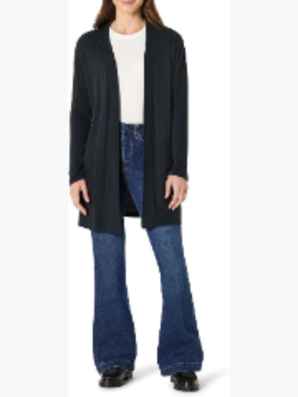 Relaxed-Fit Ultra-Lightweight Open-Front Cardigan